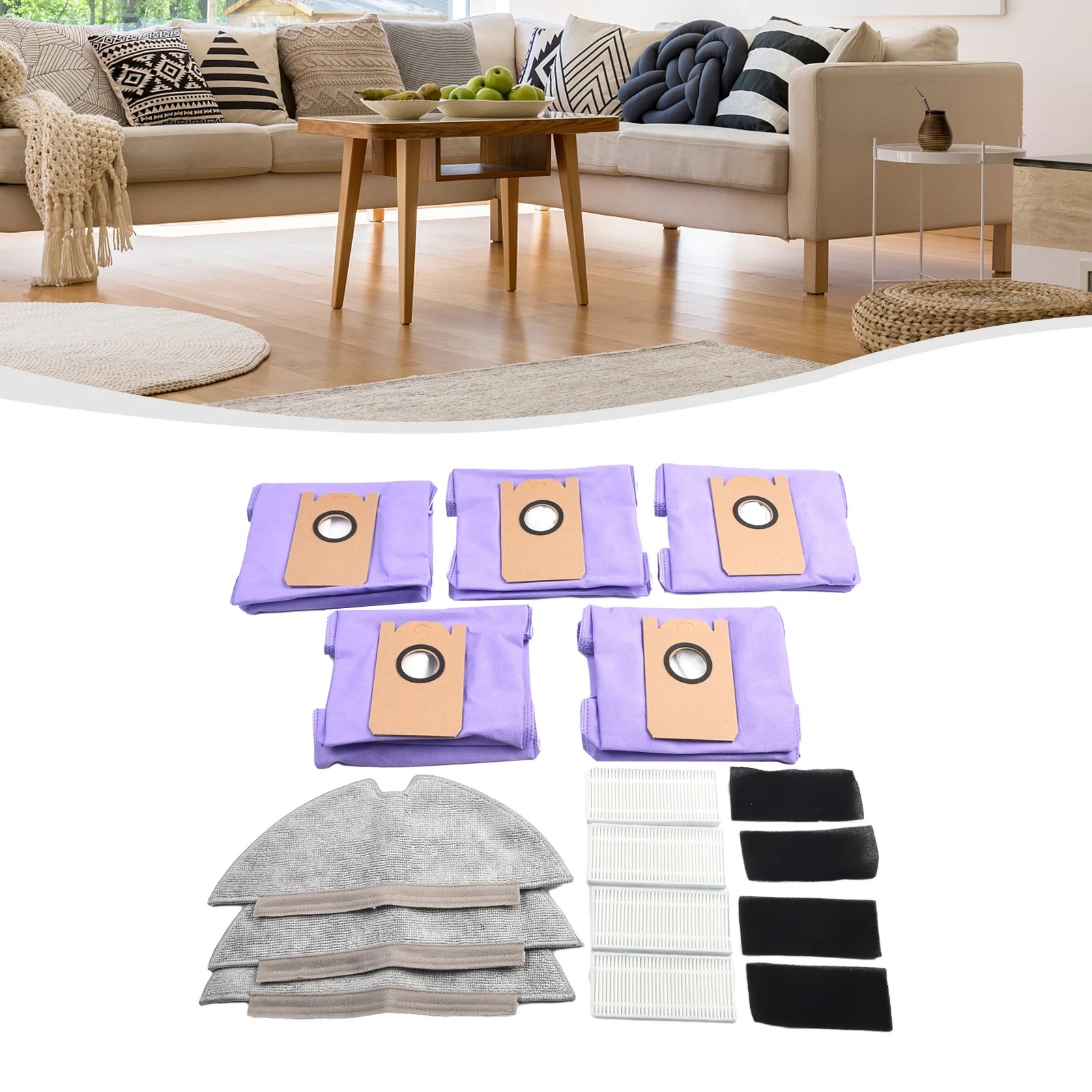 

Improve Performance with this Mop Cloth and Filter Set for For RoboVac L35 For Hybrid+ LR30 and For Hybrid+ Robot Vacuums