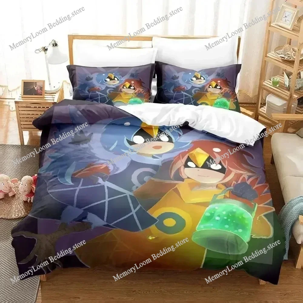 

3D Game OneShot Bedding Set Single Twin Full Queen King Size Bed Set Adult Kid Bedroom Duvet cover Sets Anime Bed Sheet Set