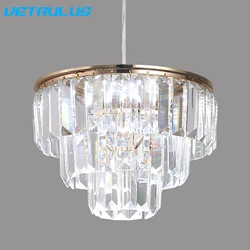 Modern Pendant Light K9 Crystal Led Ceiling Lamp Kitchen Island Decor Hanging Fixture Living Dining Room Nordic Chandelier Aisle