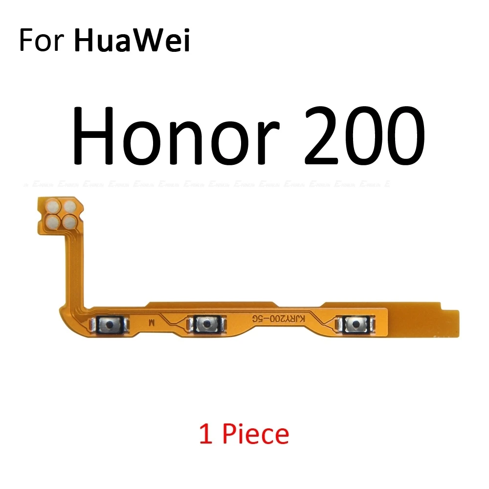 حجم زر الطاقة التبديل على إيقاف مفتاح الشريط الكابلات المرنة لهواوي الشرف 100 200 80 90 برو شقة لايت GT SE الذكية