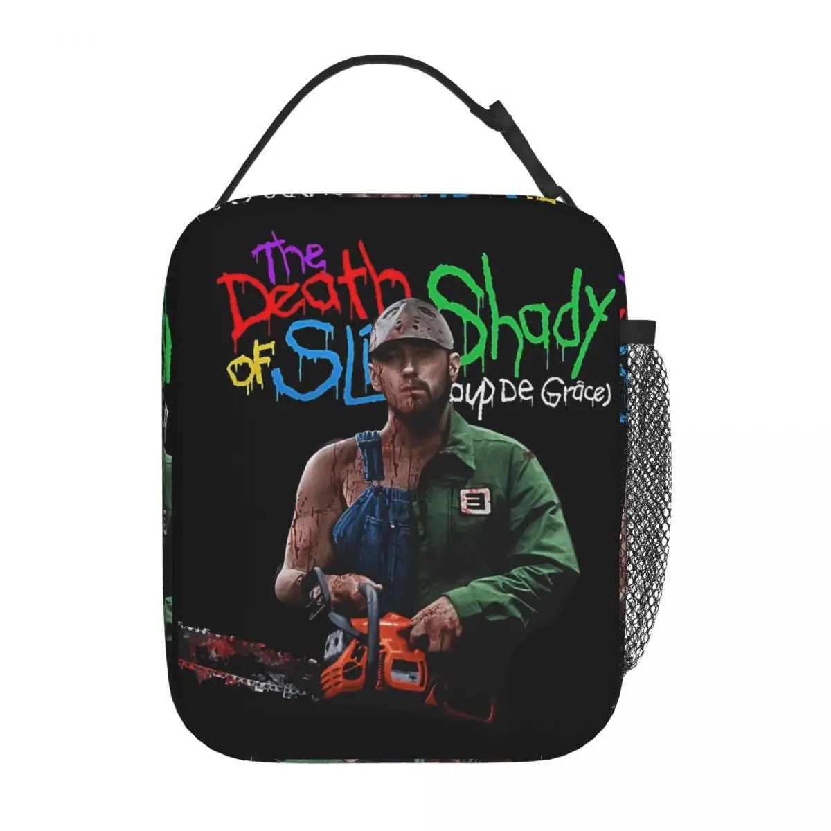 Eminem Morte de Slim Shady Rapper Isolados Térmicos Lunch Bags, Saco de Comida Portátil, Recipiente, Caixas Refrigeradoras, 2021