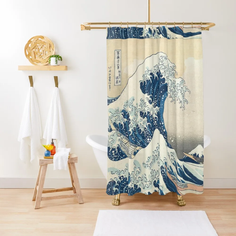 The Great Wave Shower Curtain Shower Waterproof Shower Bathroom For Curtain