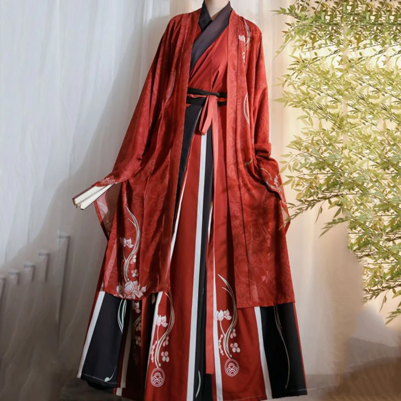 

Chinese Traditional Hanfu Sets Cosplay Outfit For Men&Womne Halloween Costumes For Couples Oriental Dance Hanfu Sets Dress Fairy