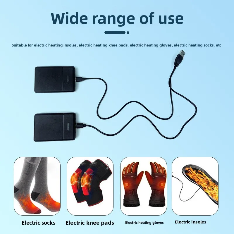 5V 6000mAh Heating Product-Specific Batteries for Heated Gloves Suitable Socks Scarves and Clothing Portable Mobile Power Supply