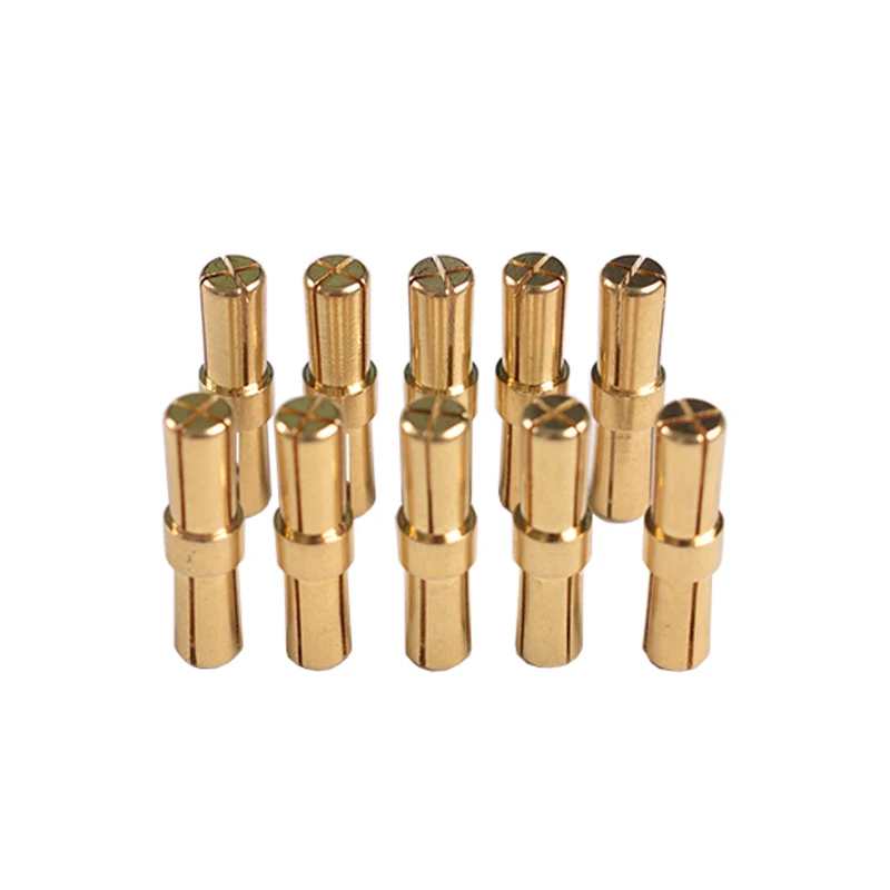 5/10/20Pcs 5MM Male to 5MM Male Gold Plated Bullet Plug Connector Adapter for RC Hobby Model Car Boat Battery ESC Motor Charger