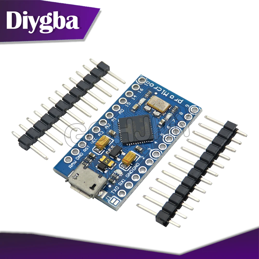 Pro Micro adopts Atmega32U4's own USB update program, 5V/16M microcontroller development board