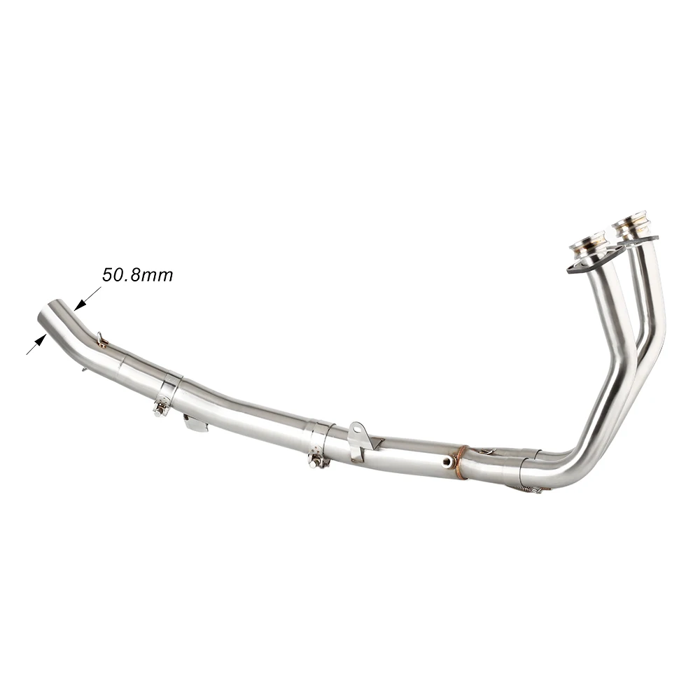 Per Honda CB750 Hornet 2023-2024, XL 750 Transalp 2023 2024, Scarico Moto, Silenziatore, Tubo di Collegamento a Posizione Alta 51MM Slip-on