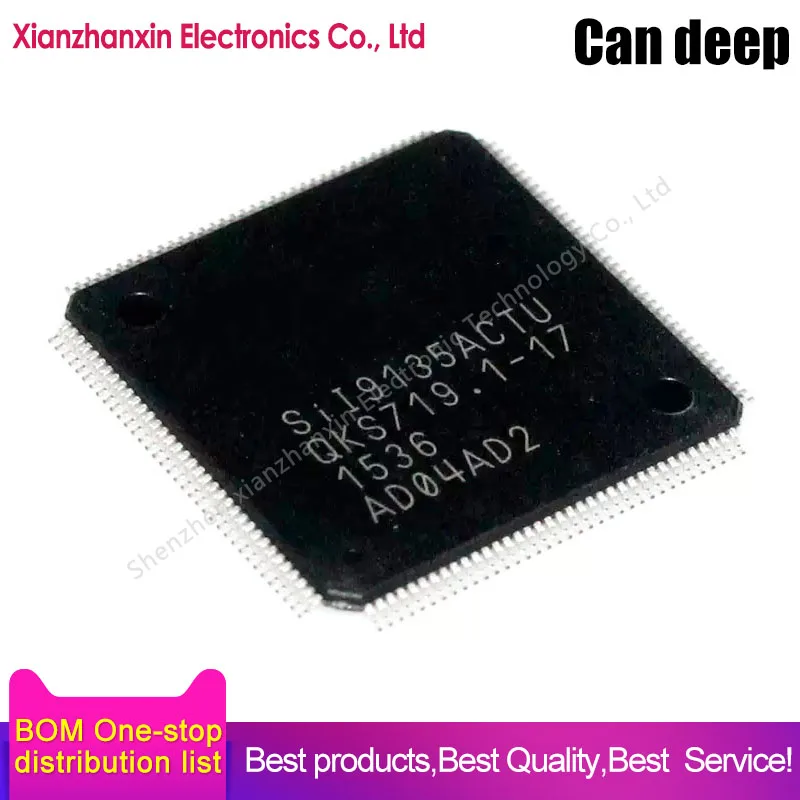 

1pcs/lot SII9135ACTU SIL9135ACTU SI19135ACTU SII9135 TQFP144 Video and audio interface chip