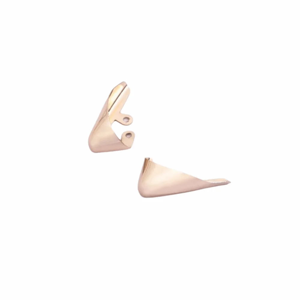 1 Pair Alloy Metal High Heels Tip Covers Anti Kick Scratch Resistant Shoe Toe Protectors Shoe Repair Pointed Toe Caps Shoes