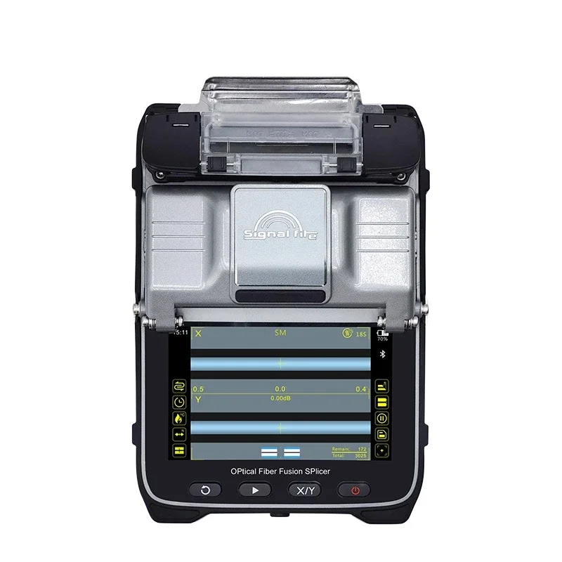 Automatic Ai 7c Fiber Fusion Splicer Fully and 15 Seconds To Heat Handheld Optical Fiber Identifier
