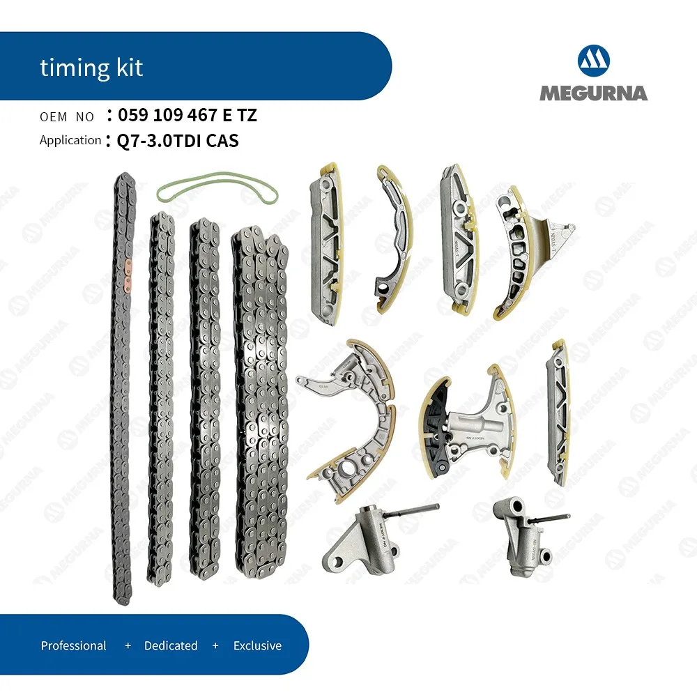 ENGINE Timing Chain Rebuild Kit For AUDI A4 B7 B8,A5,A6 C6,Q5,Q7 VW PHAETON,TOUAREG 2.7T 3.0T V6 TDI Quattro Diesel 059109229M
