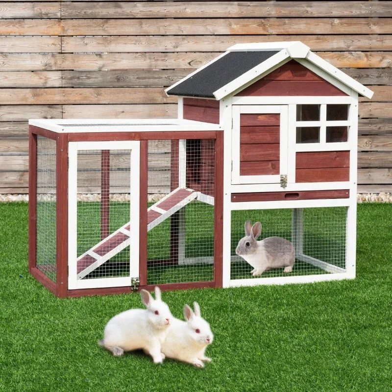 

Eco-Friendly and Durable Sale Outdoor Breathable Pet House Wood Rabbit Cage Bunny Rabbit Hutch Pet House for Sale