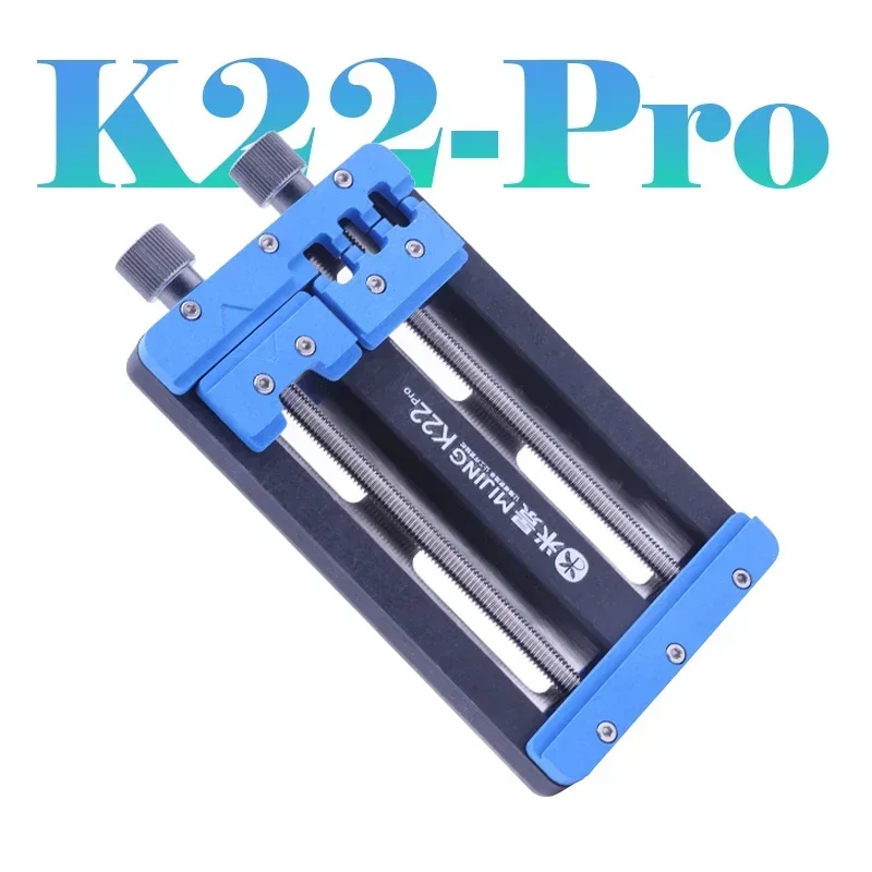 Mijing K22 Pro Universal PCB Holder Double Shaft Soldering Fixture for Mobile Phone CPU Nand Glue Removal IC Chip Welding Clamp