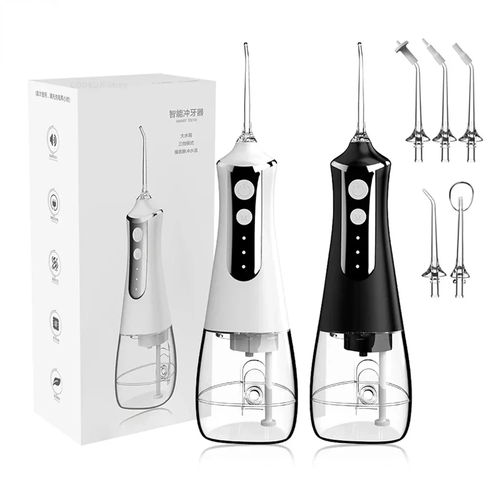 

Mijia Dental Oral Irrigator Water Teeth Pick Mouth Washing Machine 5 Nozzels 3 Modes USB Rechargeable 300ml Tank New