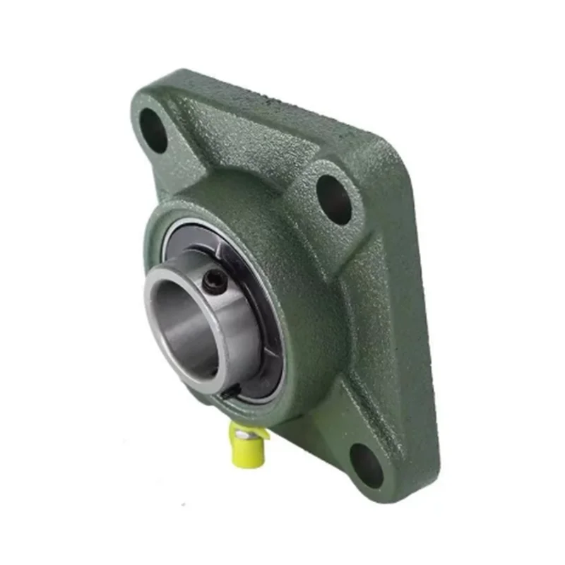 1PC UCF201/UCF202/UCF203/UCF204/ Housing 4 Bolt Mounted Bearing Bore Square Flange Pillow Block