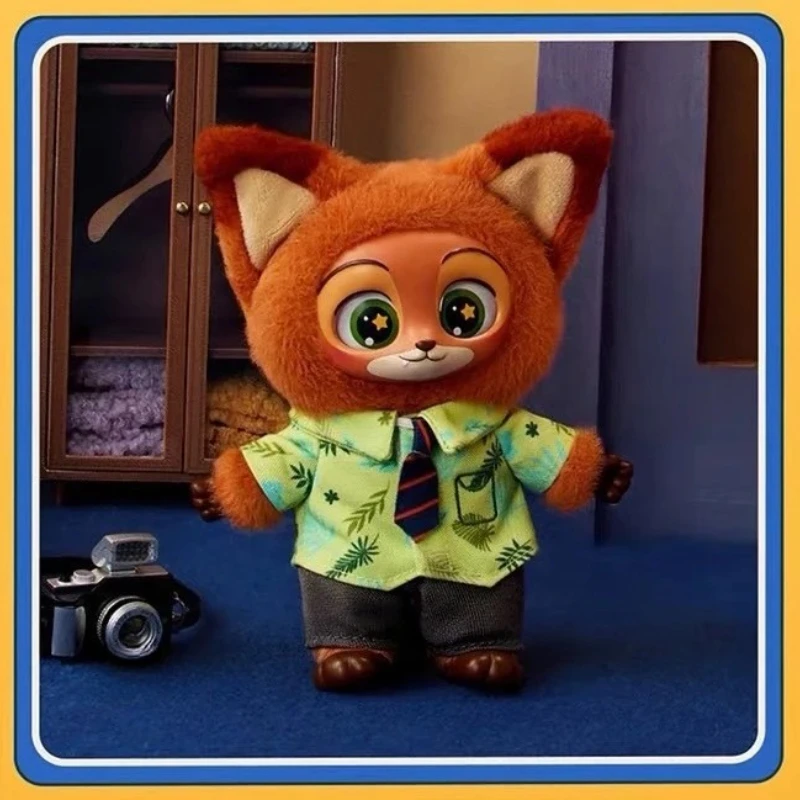 

Genuine MINISO Crazy Zootopia Series Blind Box Vinyl Face Plush Mystery Box Judinik Bag Pendant Surprise Gift
