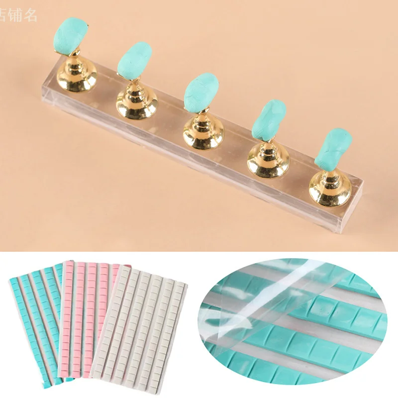 30//96pcs Nagel kleber Kleber Ton wieder verwendbares klebriges Gel für Nail Art Übungs ständer Display halter falsche Spitzen Maniküre-Werkzeuge