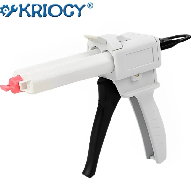 50ml Two Component AB Epoxy Sealant Glue Gun1:1 2:1 Applicator Glue Adhensive Squeeze Mixed Manual Caulking Gun Dispenser