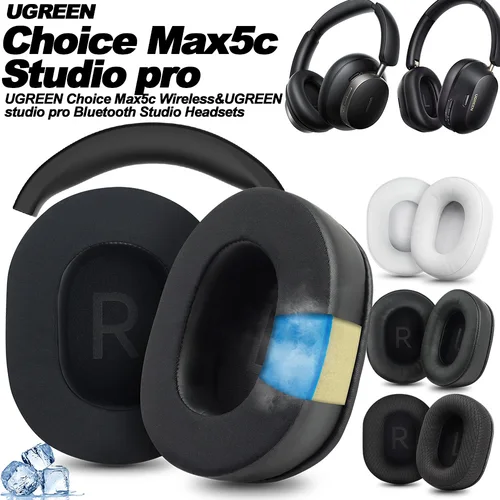 Imagen 1 del producto Reemplazo para UGREEN Choice Max5c inalámbrico UGREEN studio pro diadema almohadillas para auriculares auriculares orejeras de proteína