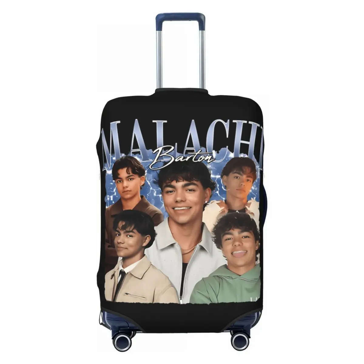 Malachi Barton Vintage Tour Suitcase Cover Holiday Fun Luggage Supplies Cruise Trip Protection
