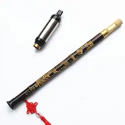 Bamboo Bawu Tune G Chinese Ethnic Instrument Bawu Flute Chinese Woodwind Flauta Bawu Detachable Bawu Bau Bawu Pipe for Beginners