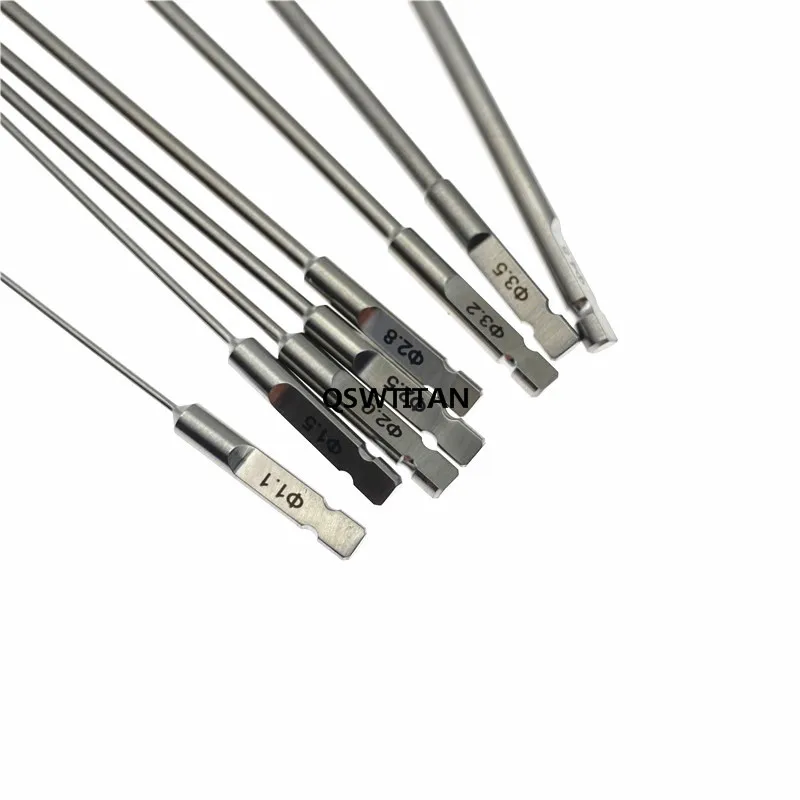 10PCS/Set AO Orthopedic Bone Drill Bit AO Quick Coupling Handle Orthopedic Bone Drills Surgical Practice Instruments