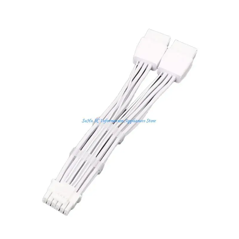 

Эффективный и изящный двойной кабель PCIe5.0 с 8-контактным разъемом на 16-контактный разъем 12VHPWR для графического процессора