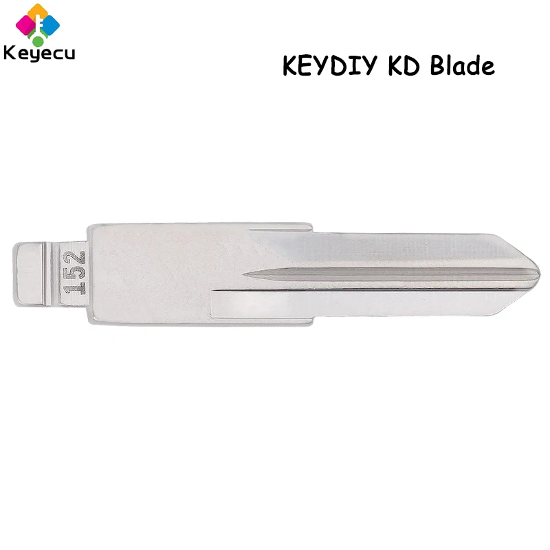 KEYECU 10 50 100 Pieces KEYDIY Universal Remotes Flip Blade 152# for Renault Megan Dacia Clio Duster