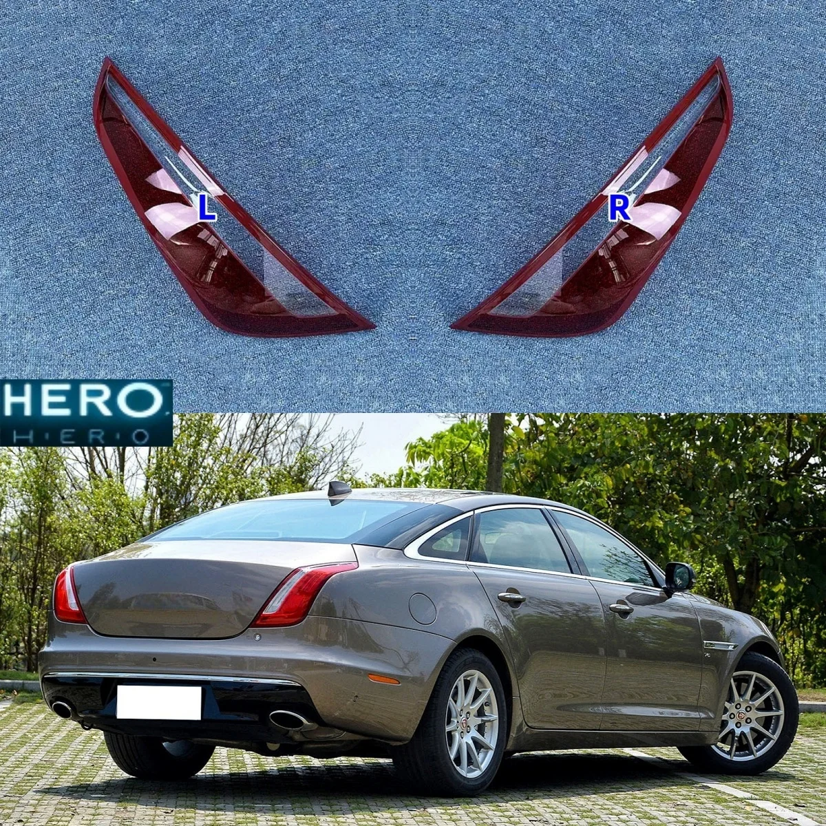 

For Jaguar XJ XJL 2010 2011 2012 2013 2014 2015 2016 2017 2018 2019 Car Rear Tail Light Cover Lamp Shell