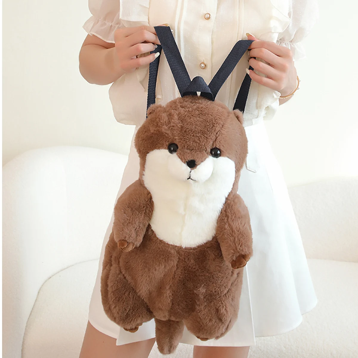 Adorabile zaino in peluche da 1 pezzo: regalo di compleanno perfetto e accessorio per la decorazione della casa