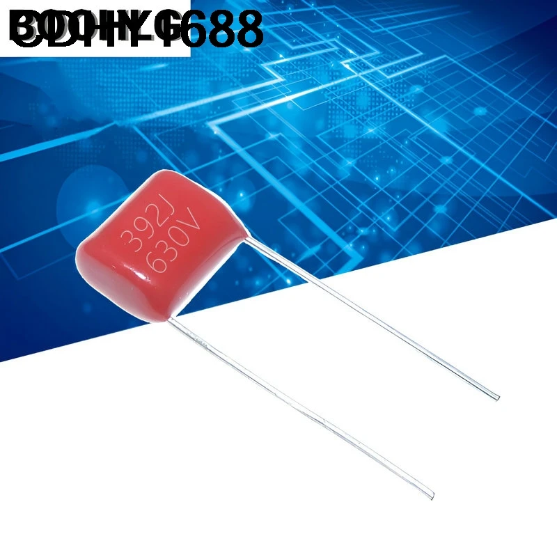 50 Stück CBB 392 630 V 392J 630 V 0,0039 uF 3,9 nF P10 CBB22 metallisierter Polypropylen-Folienkondensator