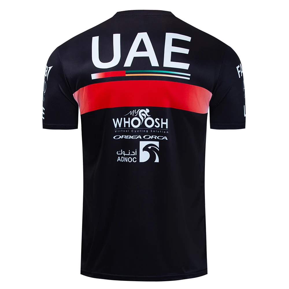 Black UAE Team Cycling Jersey Men Women Quick Dry Bike Tshirt Ropa Ciclismo MTB Bicycl Maillot Clothing