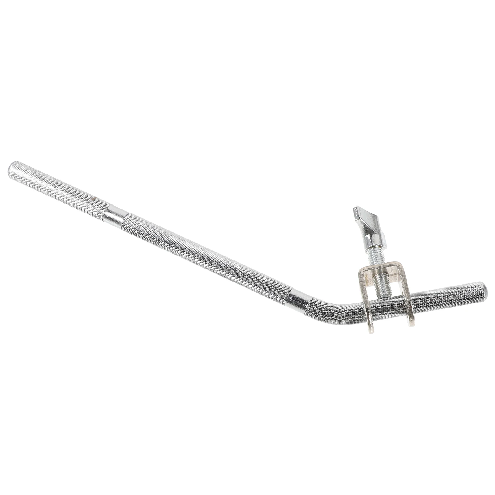 

Cow Cowbell Stand Drum Mounting Bracket Connecting Rod Fixed Lock Silver Metal Holder
