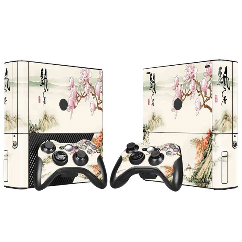 الفينيل الجلد الساخن بيع لعبة ملصق الفينيل الجلد السعر المنخفض الجلد ملصق ل Xbox 360 E