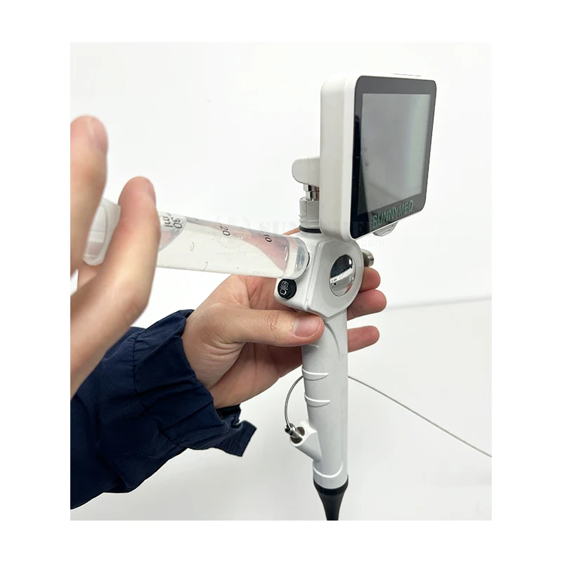 SY-WP029-3 portable small animal video endoscope bronchoscope flexible take picture and video endoscope gatrascope