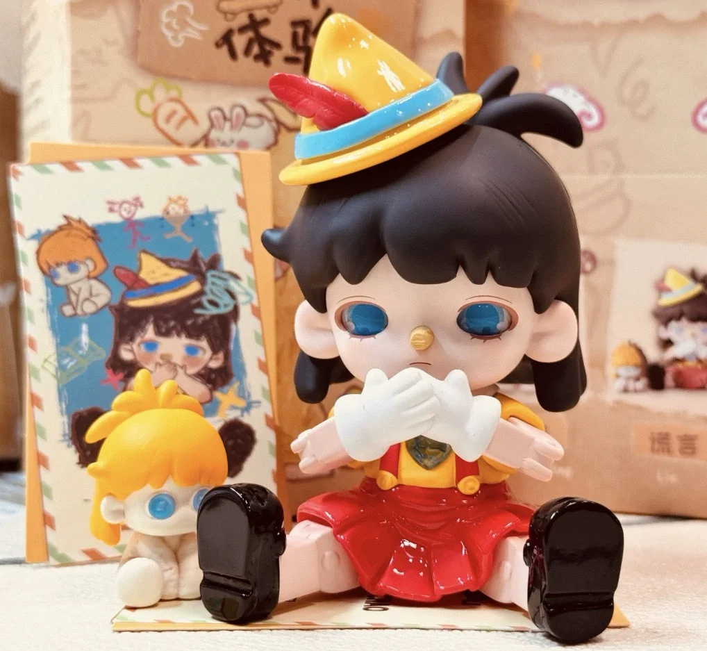 

Yobu Second Generation Desktop Ornament Figure Cute Blind Box Toy Collectible Items Trendy Home Decor Small Figurines