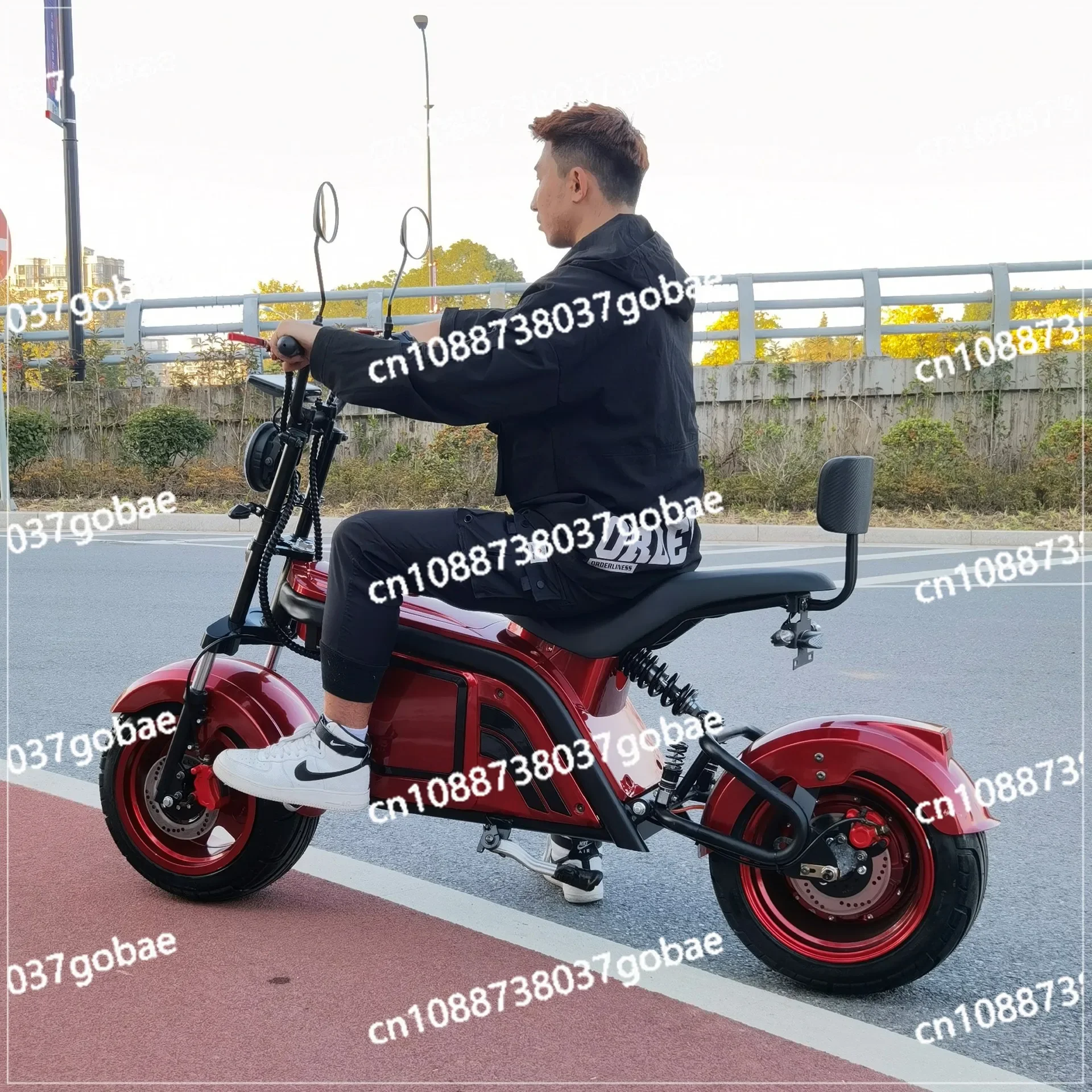 electric car, adult scooter, two-wheeled electric motorcycle