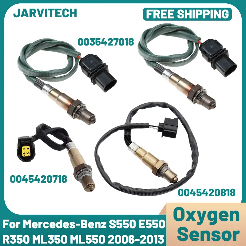 Up&Dowmstream  Oxygen Sensor 0035427018 0045420818 0045420718 For Mercedes-Benz R350 R550 S550 E550 GL450 GL550 ML350 ML550