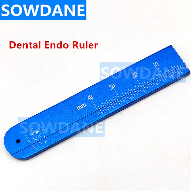 1pc/2pcs Colorfast Autoclavable Endo Ruler Span Measure Scale Endodontic ALUMINIUM Dental Accessary Autoclavable Oral Care