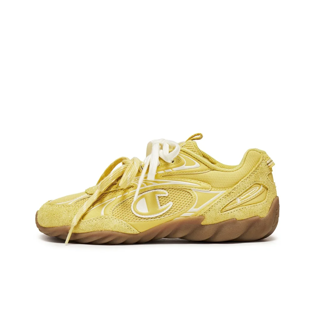 Chaussures décontractées basses Champion Rochester pour femme, jaune blé/blanc lait