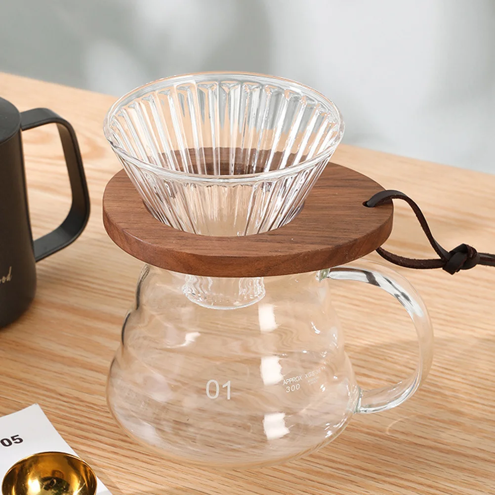 

Walnut Cup Holder Coffee Filter Stand Drip Cone Paper Storage Rack Wooden Tray For Tea Party Picnic Banquet Household Item