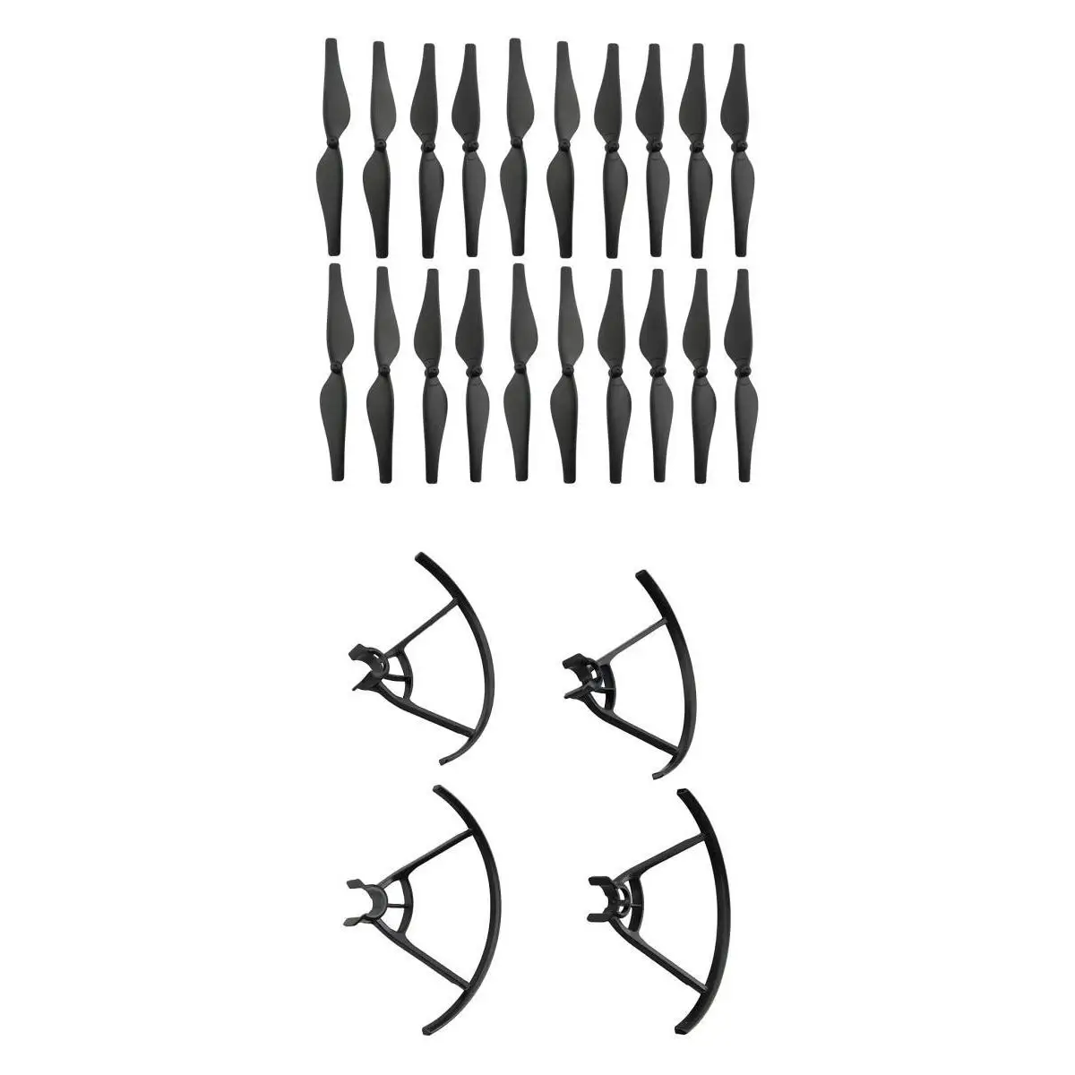 Drone Propeller Protective Cover Ring Backup Propellers Paddle Set for DJI Tello Quadcopter FPV Drone Kit