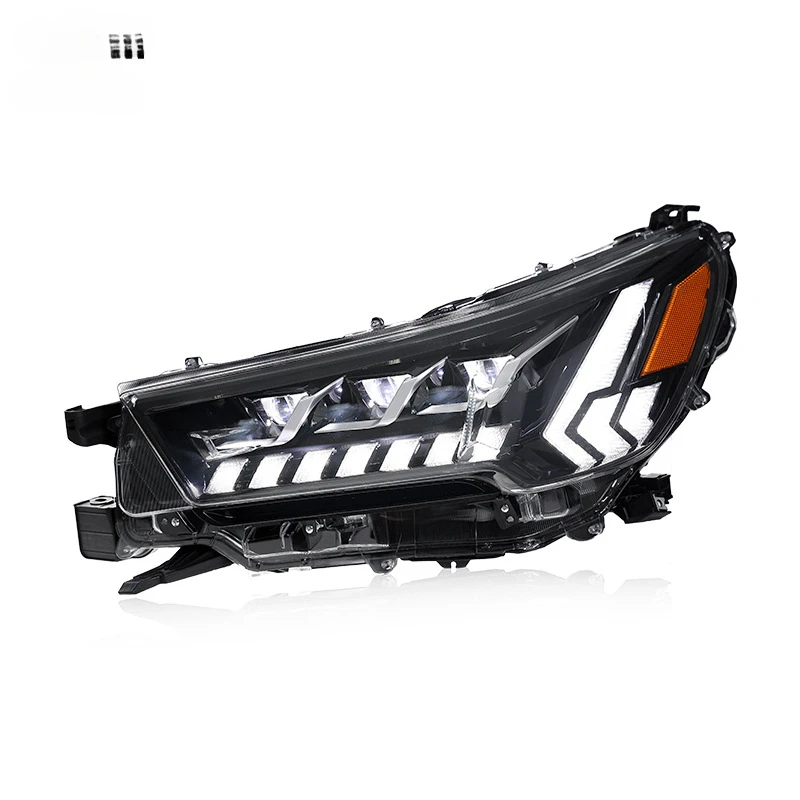 

Applicable to Applicable to21-24Toyota HiluxHILUXHeadlight Assembly ModificationLEDTriple Lens Flowing Light Steering