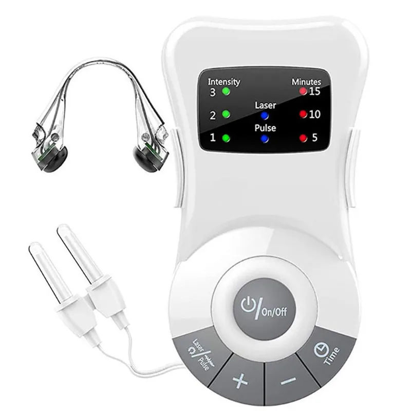 Nose Care Rhinitis Allergy Reliever Low Frequency Laser Allergy Rhinitis Sinusitis Anti-Snoring Treatment Device Massage