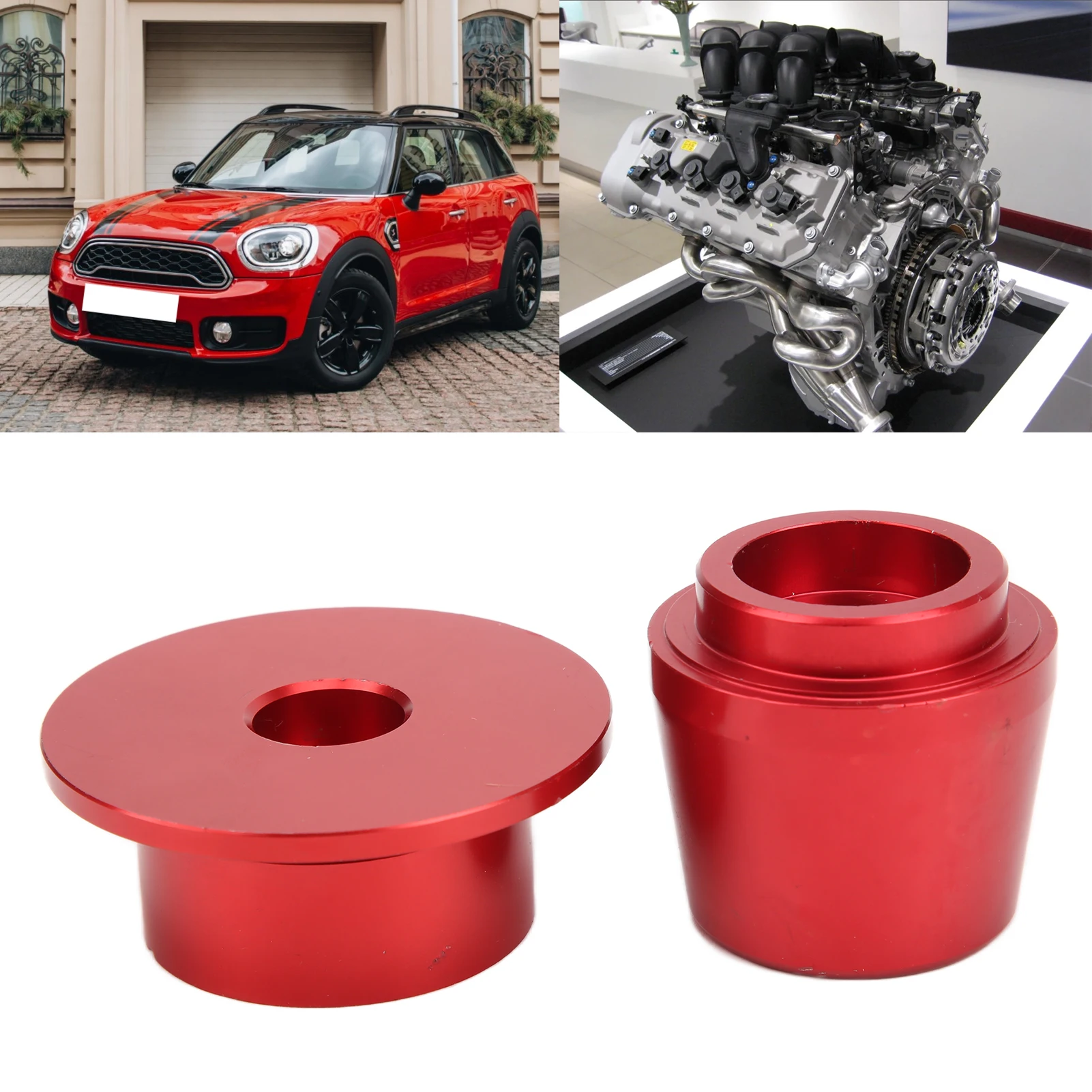 

Front Crankshaft Cover Alignment Tool Steel Red 2357900 Replacement for 2 Series Oil Crank Cover Alignment Tool