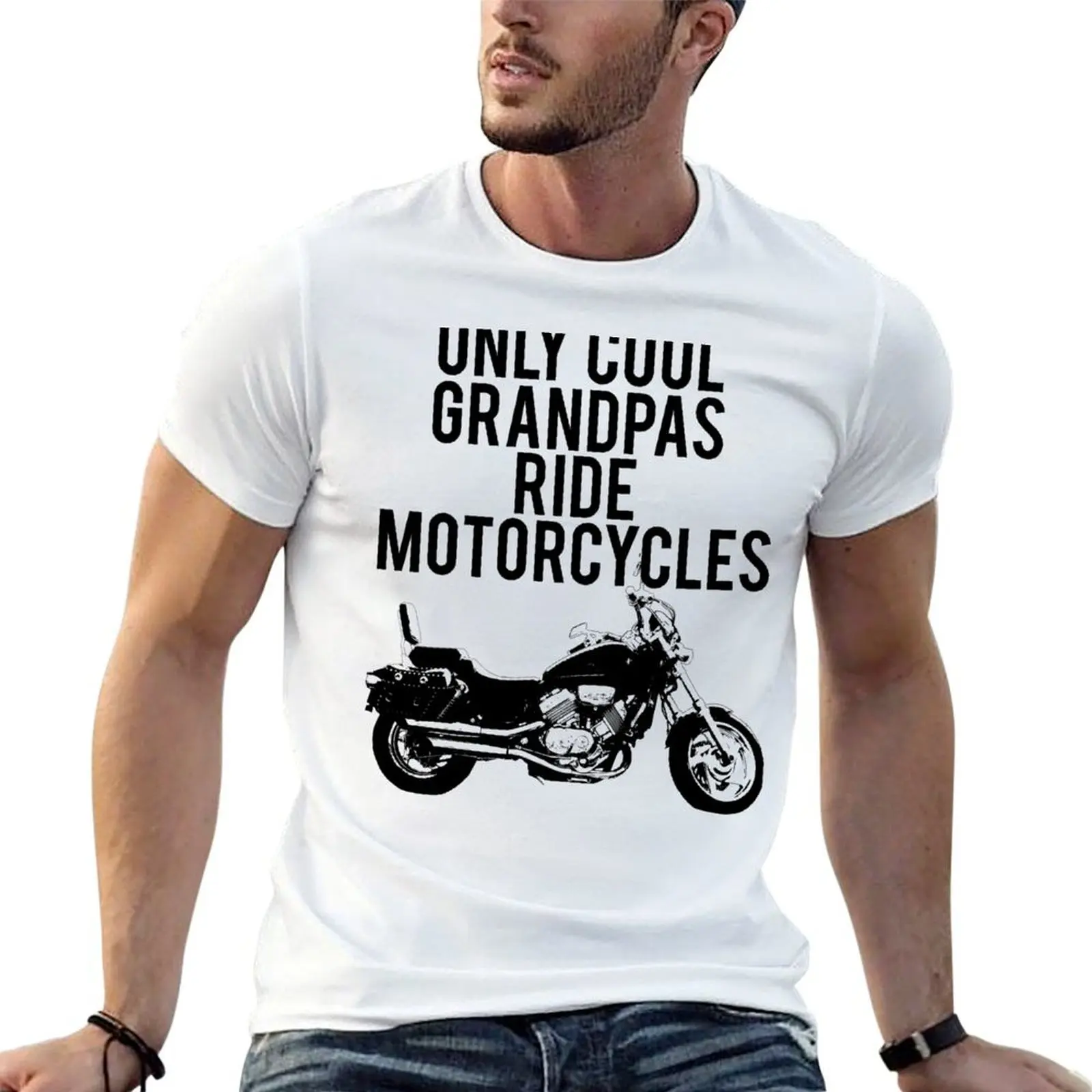 

Cool Grandpas Ride Motorcycles T-Shirt graphic t shirts for man man tshirt t shirts designer T-Shirt
