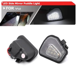 Fits For VW Passat CC Passat B7 Scirocco MK3 Jetta MK6 EOS CC 2PCs SMD White Led Puddle Lights Module Under Side Mirror Lamps