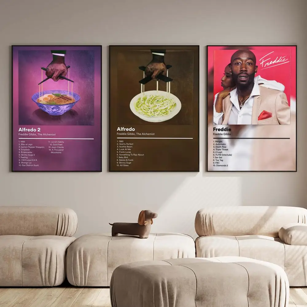 Rapper F-Freddie Gibbs Album Poster PP Wall Decor Posters Celebrity Music Art Prints Bedroom Office Gift