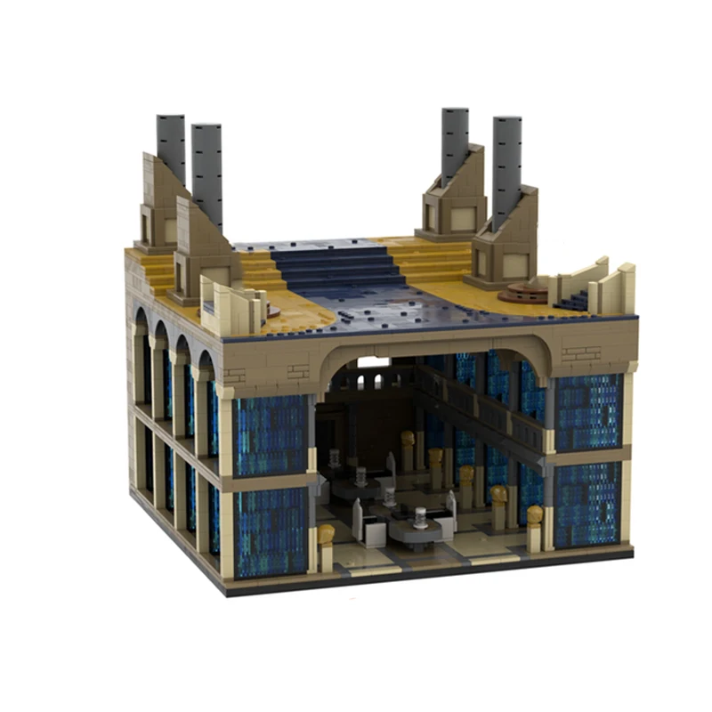 

4674 шт. древние архитектурные храмовые архивы Veranda Majestic Moc Diy строительные блоки игрушки подарок для любителей архитектуры