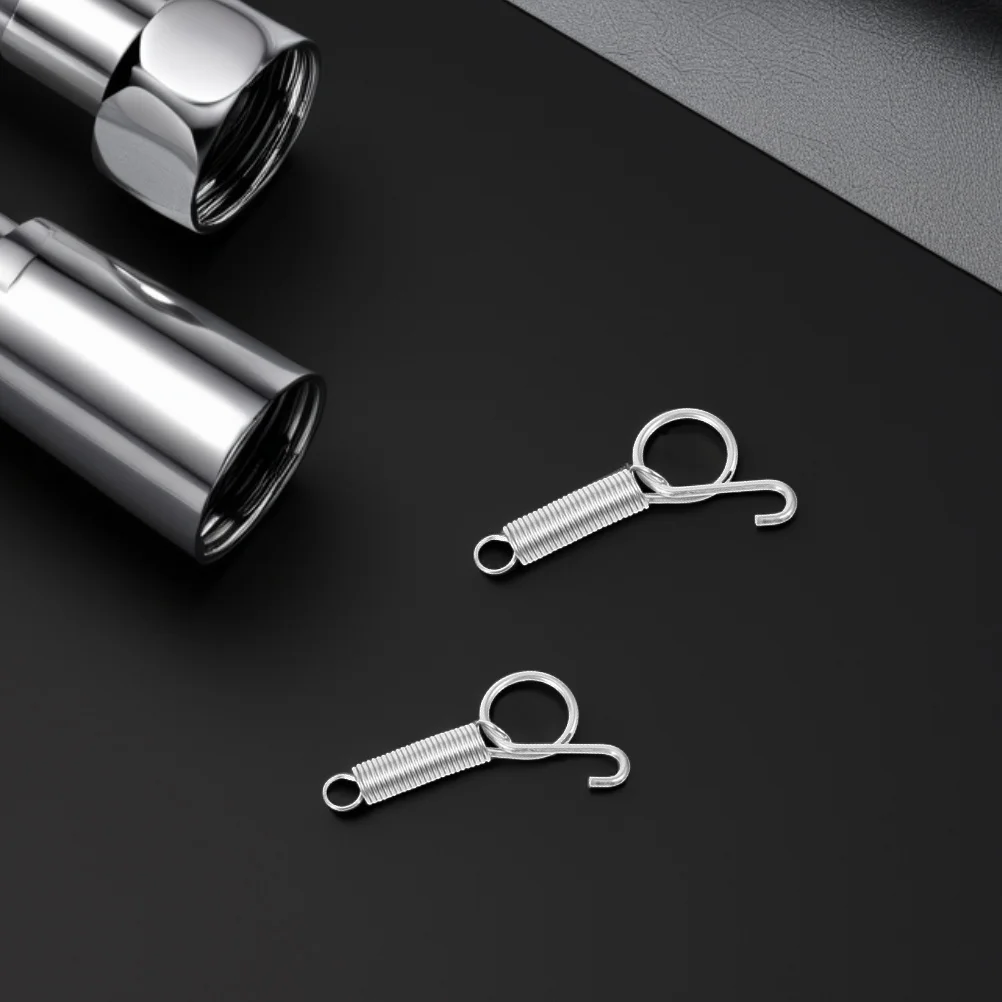 

20Pcs Wire Tension Spring Hooks Rabbit Cage Door Latch Metal Finger Spring Latch Multifunctional Pet Cage Door Hook for Fixing